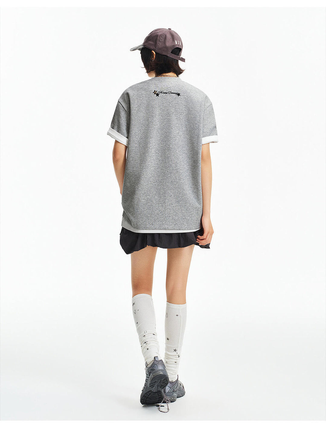 MEDM Small Leopard Logo Patch Long Sleeve Tee | Face 3 Face