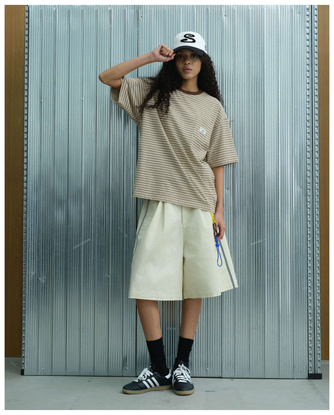 S45 Soft Striped Pocket Short Sleeve Tee | Face 3 Face