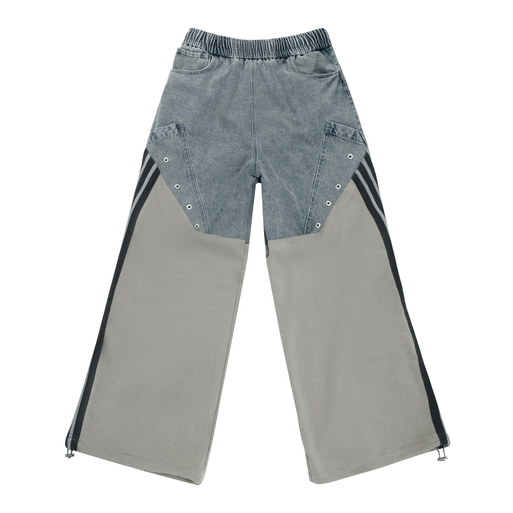 JHYQ Striped Denim Sports Pants
