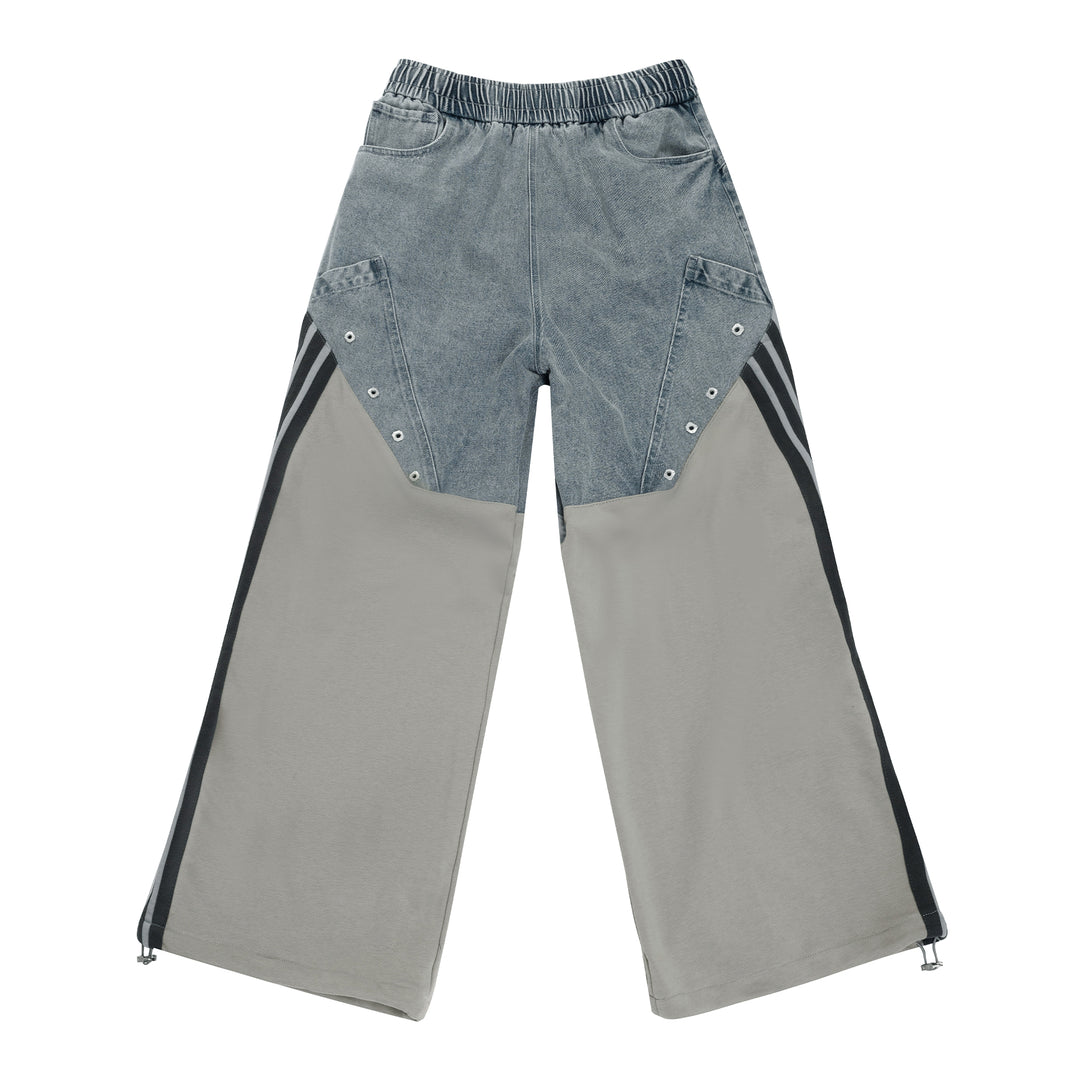 JHYQ Striped Denim Sports Pants