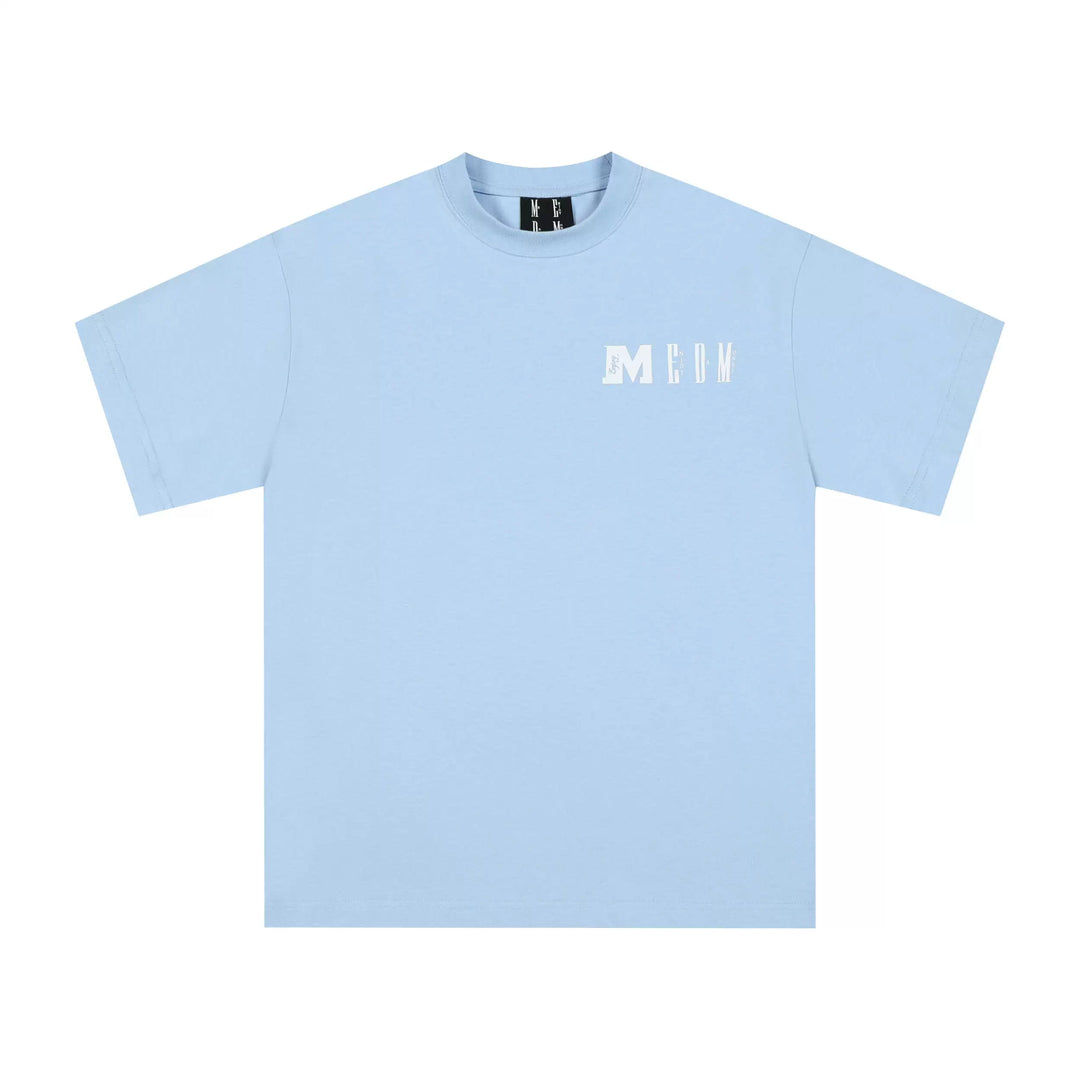 MEDM Colorblock Logo Print Tee | Face 3 Face