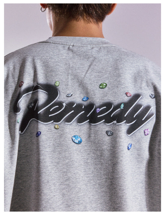 Remedy Diamond Pattern Logo Print Tee | Face 3 Face