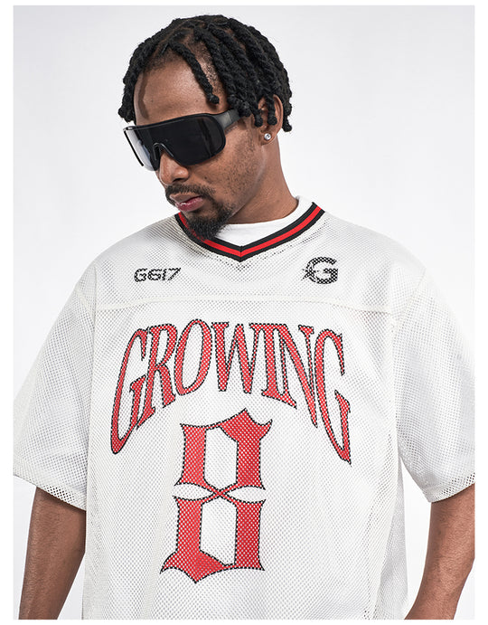 F3F Select 8 Letter Print Mesh Hockey Jersey | Face 3 Face