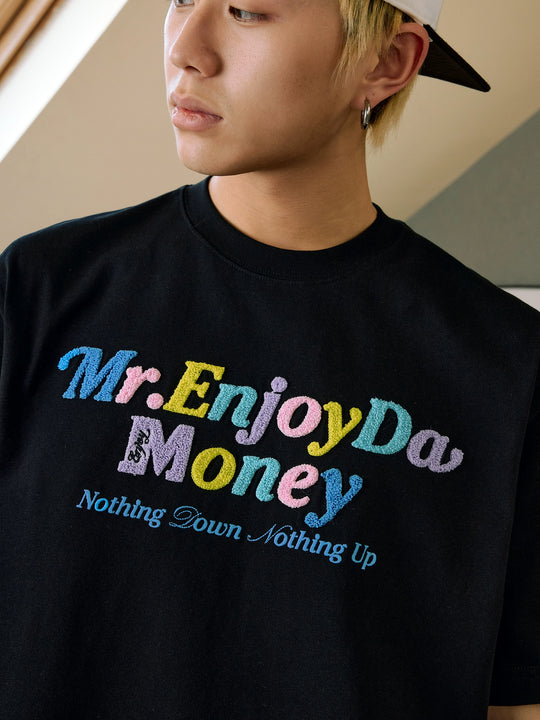 MEDM Multicolor Terry Embroidery Tee | Face 3 Face