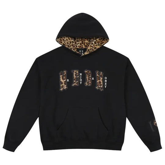 MEDM Leopard Faux Fur Layered Hoodie | Face 3 Face