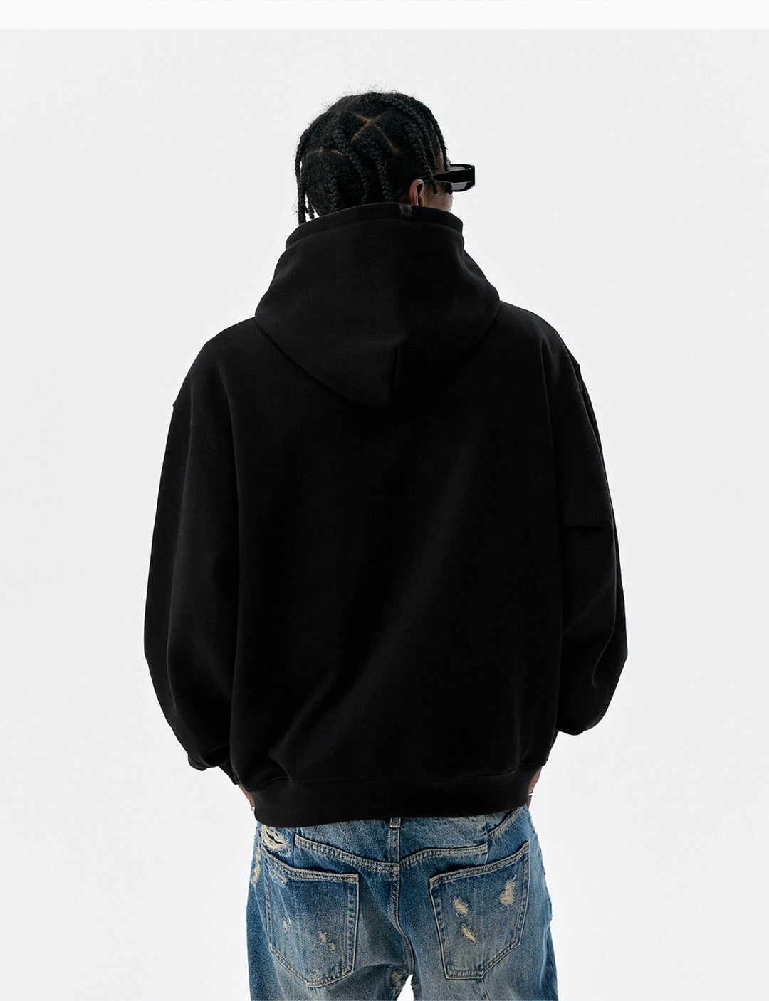 MEDM Animal Leather Logo Patch Hoodie | Face 3 Face