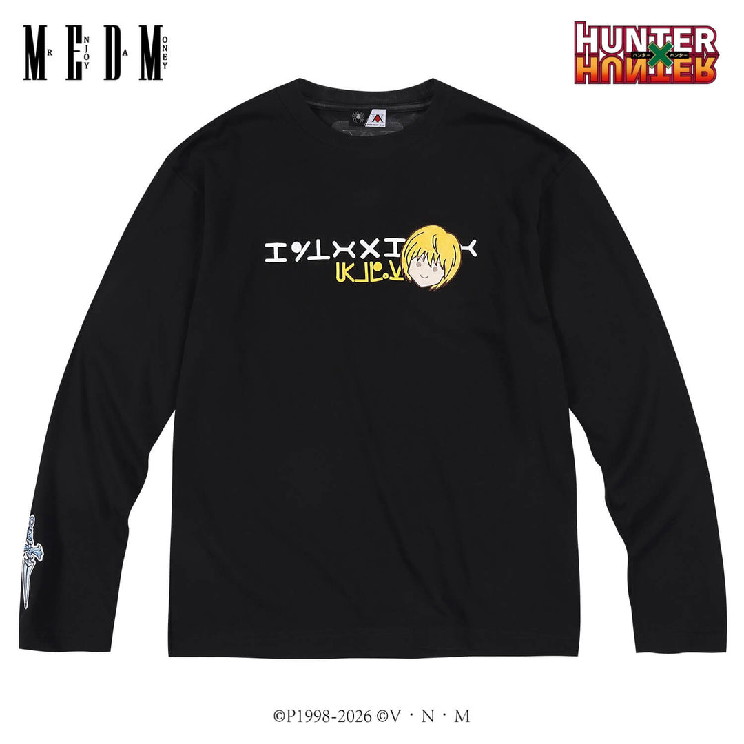 MEDM × HUNTER×HUNTER Character Embroidered Patch Long Sleeve Tee | Face 3 Face