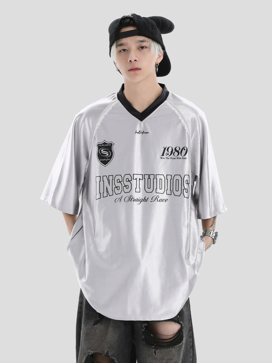 INSstudios Lace Letters Logo Soccer Jersey | Face 3 Face