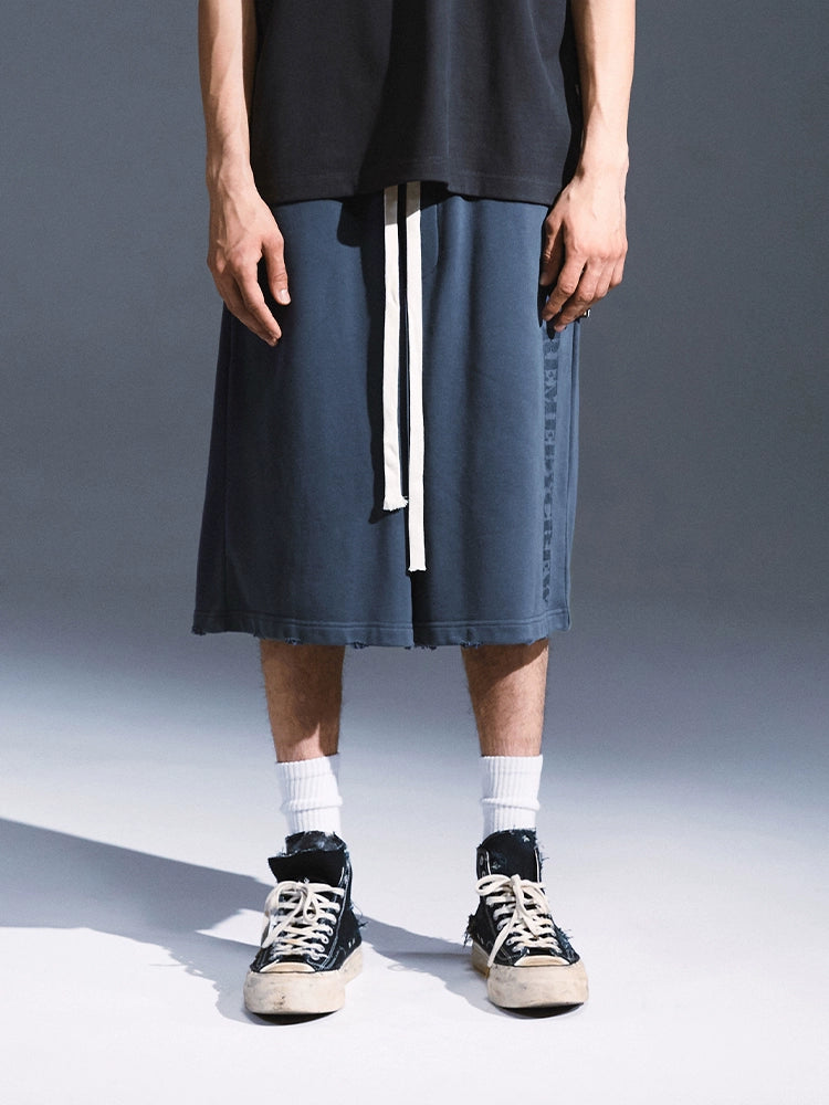 Remedy Logo Baggy Sweat Shorts | Face 3 Face