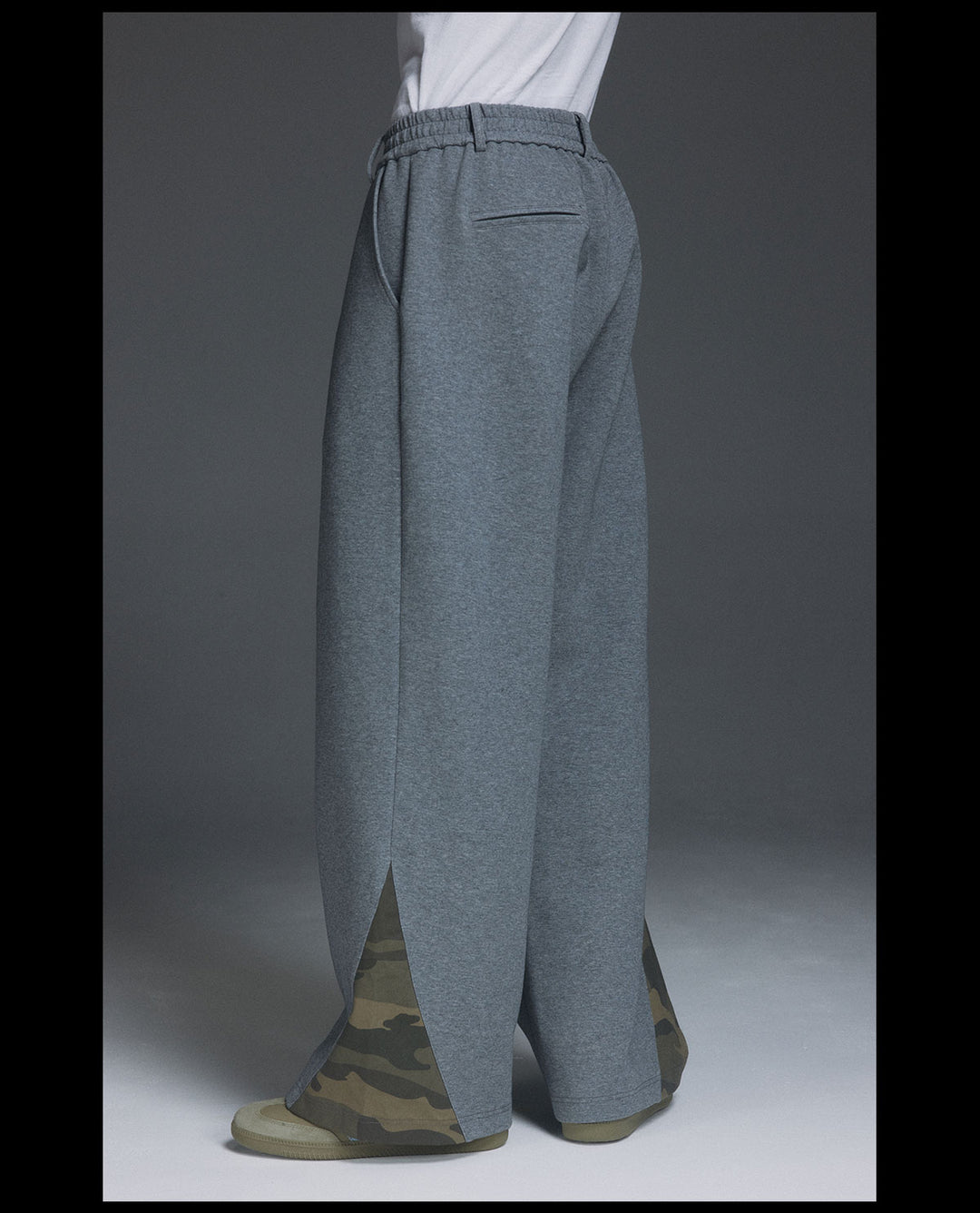 NOVACAM Camouflage-Accent Flare Sweatpants | Face 3 Face