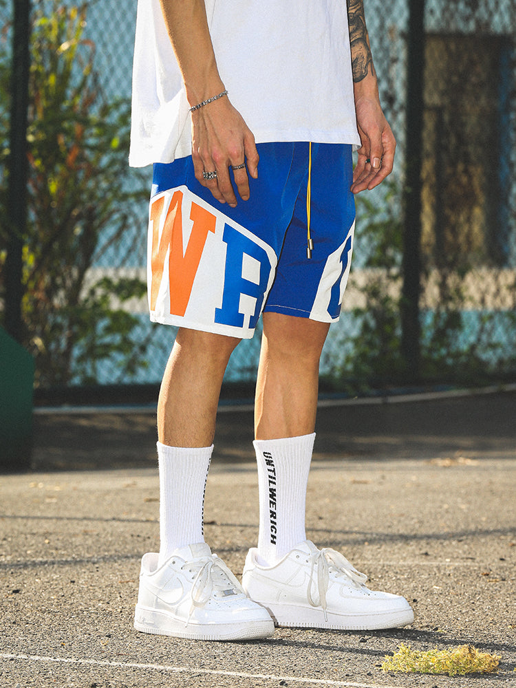UNTILWERICH UWR Printed Basketball Shorts | Face 3 Face