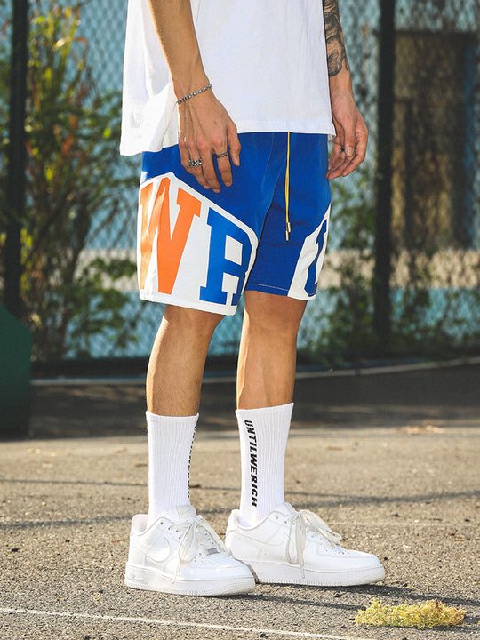 UNTILWERICH UWR Printed Basketball Shorts | Face 3 Face