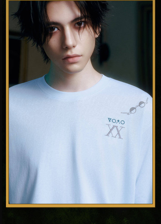 MEDM × HUNTER×HUNTER Character Monologue Print Long Sleeve Tee | Face 3 Face
