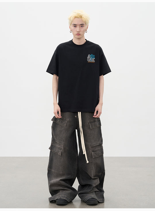 AFGK Coconut Tree Embroidered Tee | Face 3 Face