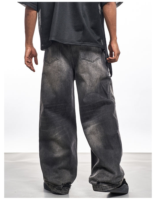 F3F Select Five Buttons Washed Black Jeans | Face 3 Face