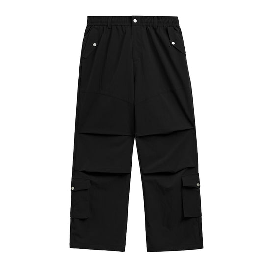 F3F Select Multi Pocket Pleated Wide Leg Work Cargo Pants