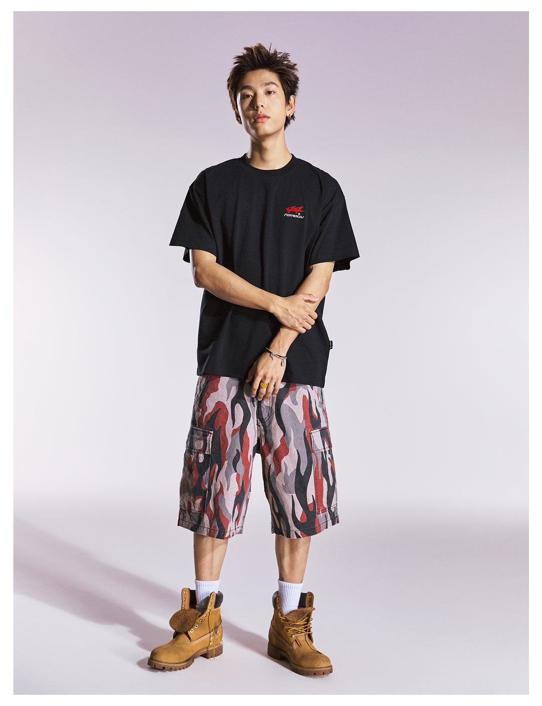 Remedy Flocking Logo Print Tee | Face 3 Face