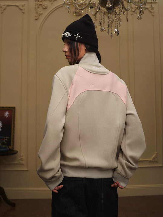 YADcrew Color Block Deconstructed Track Jacket | Face 3 Face