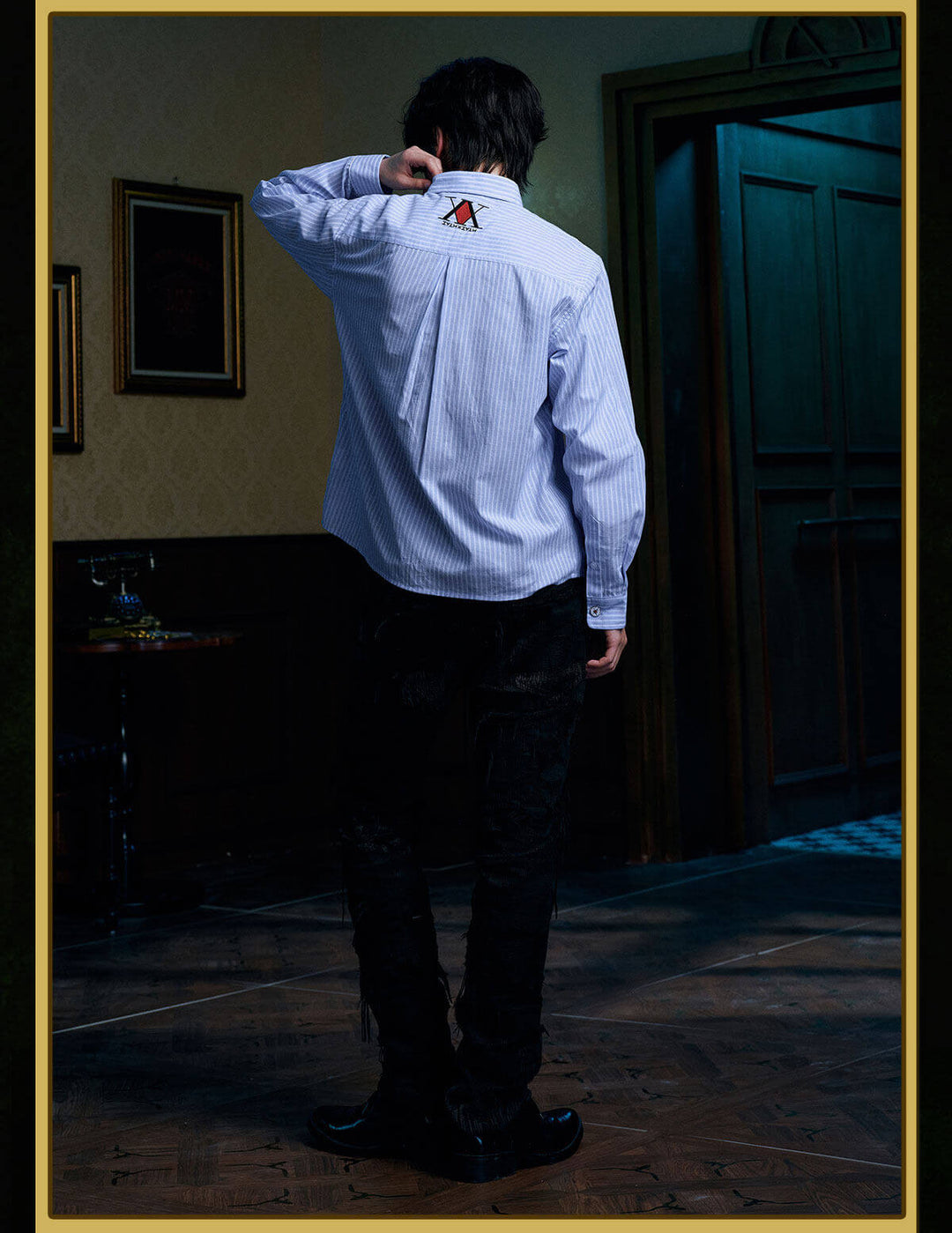 MEDM × HUNTER×HUNTER Leorio Long Sleeve Shirt | Face 3 Face
