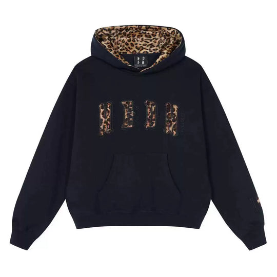 MEDM Leopard Faux Fur Layered Hoodie | Face 3 Face