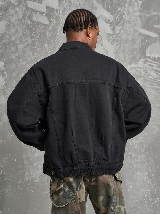 F3F Select Black Denim Jacket | Face 3 Face