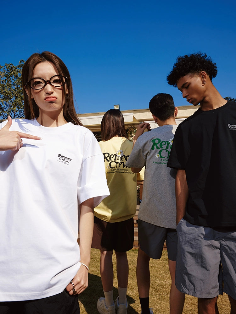 Remedy 3D Flower Logo Print Cool Touch Tee | Face 3 Face