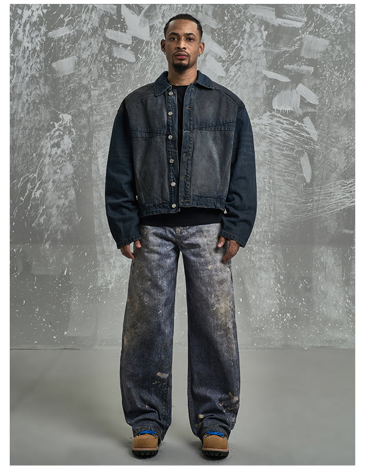 F3F Select 3D Graffiti Digital Print Washed Jeans | Face 3 Face