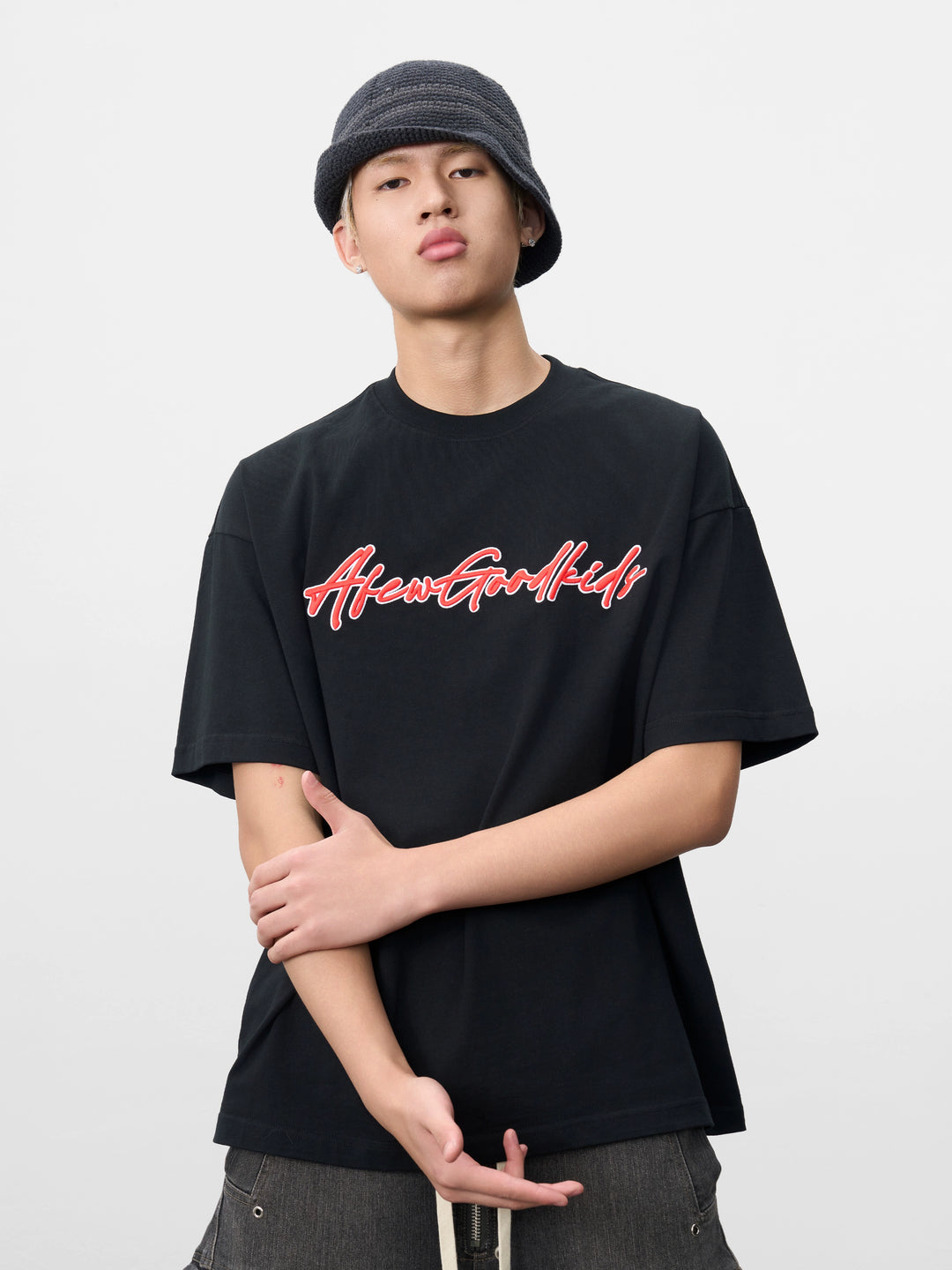 AFGK 3D Logo Embroidered Tee | Face 3 Face