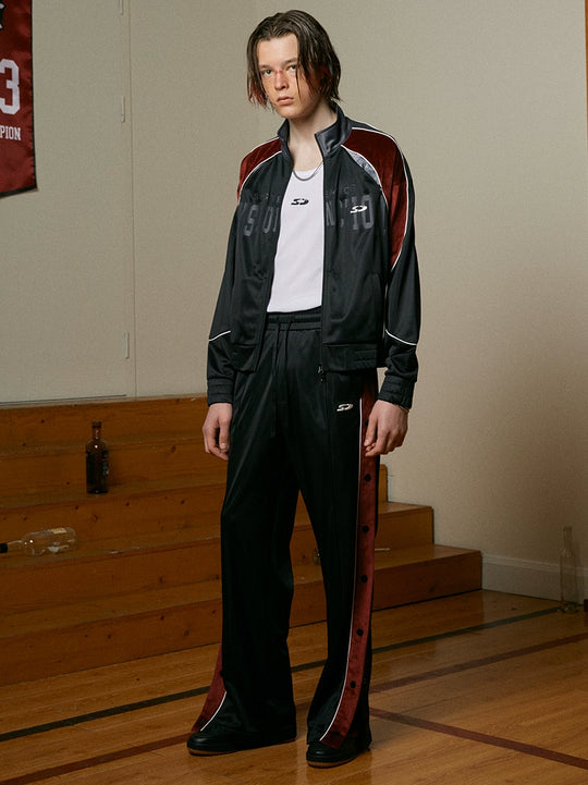 SOD Co. Velvet Snap Track Pants | Face 3 Face