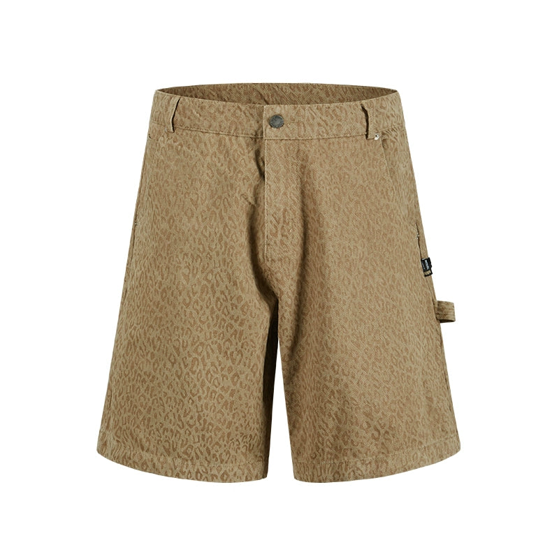 Remedy Leopard Work Painter Shorts | Face 3 Face