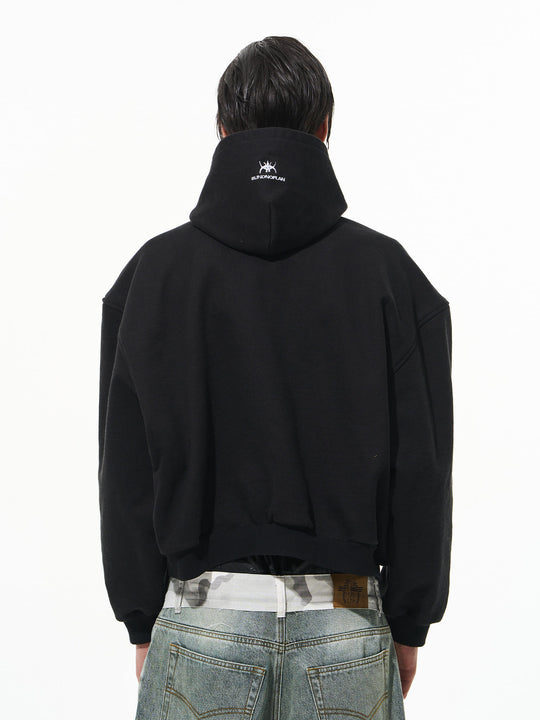 BLIND NO PLAN 3D Reconstructed Metal Logo Zip-Up Hoodie | Face 3 Face