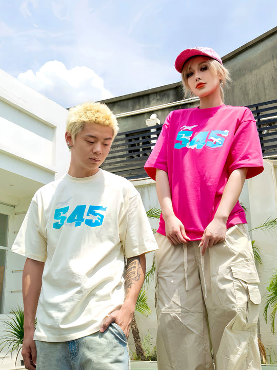 S45 Airplane Gradient Logo Tee | Face 3 Face