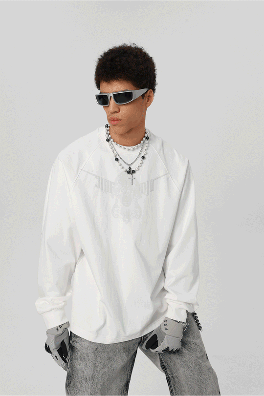 JHYQ 3D Stretch Printed Long Sleeved Tee