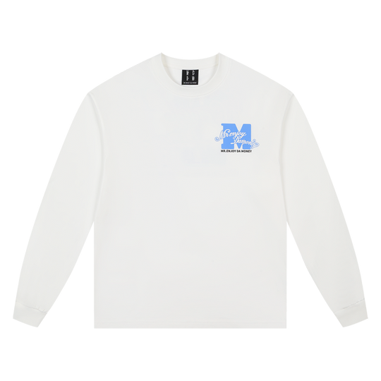 MEDM Basic M Logo Printed Long Sleeve Tee | Face 3 Face