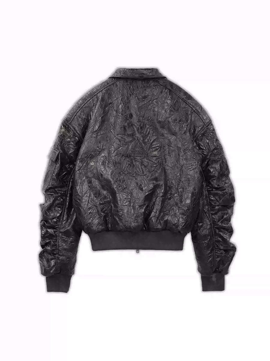 SOD Co. Wrinkled Custom Pleated MA-1 Bomber Jacket | Face 3 Face