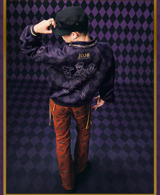 MEDM × JOJO Diamond Plaid Harrington Jacket | Face 3 Face