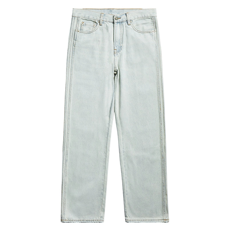 Remedy Washed Side Striped Jeans | Face 3 Face