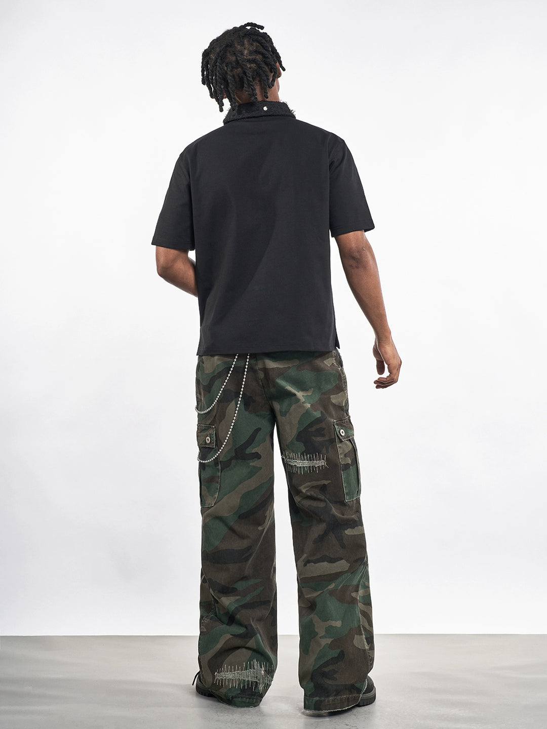 F3F Select Embroidered Patch Camouflage Work Pants | Face 3 Face