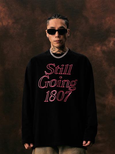 1807 STILL GOING Jelly Print Long Sleeve Tee | Face 3 Face