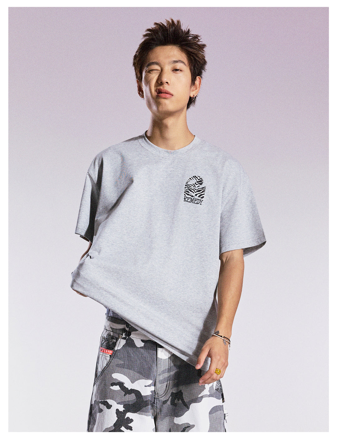 Remedy Animal Logo Print Tee | Face 3 Face