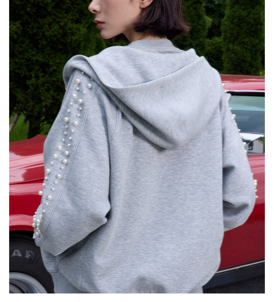 S45 Pearl Line Zip Up Hoodie | Face 3 Face