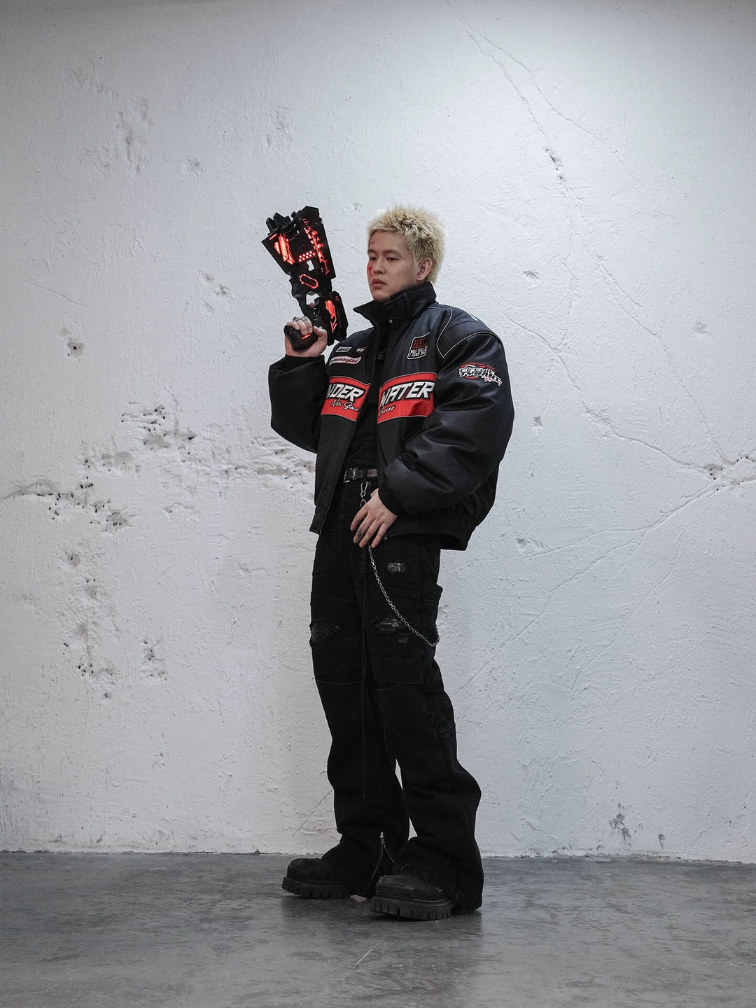 UNDERWATER Snakeskin Deconstructed Patchwork Flared Jeans | Face 3 Face