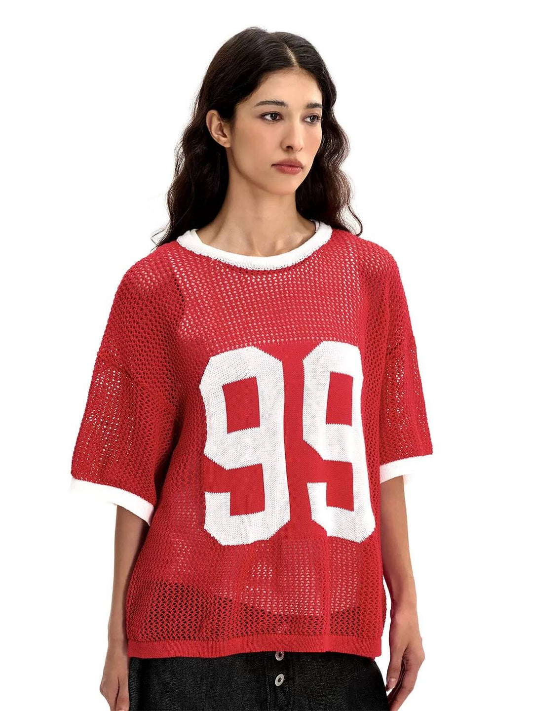 F3F Select 99 Numbering Mesh Knit Short Sleeve Jersey | Face 3 Face