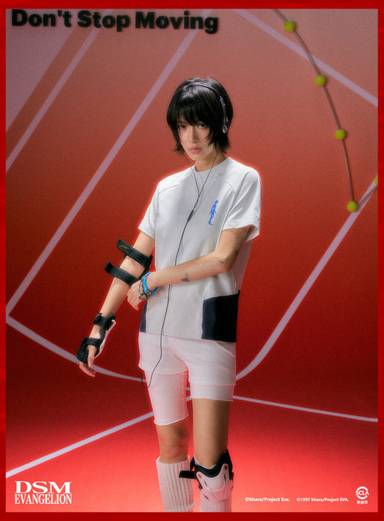 DSM x EVA Plugsuit Inspired Quick Dry Short Sleeve Tee