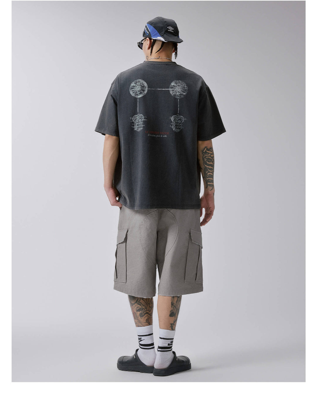 F2CE Vintage Graphic Washed Distressed Short Sleeve Tee | Face 3 Face