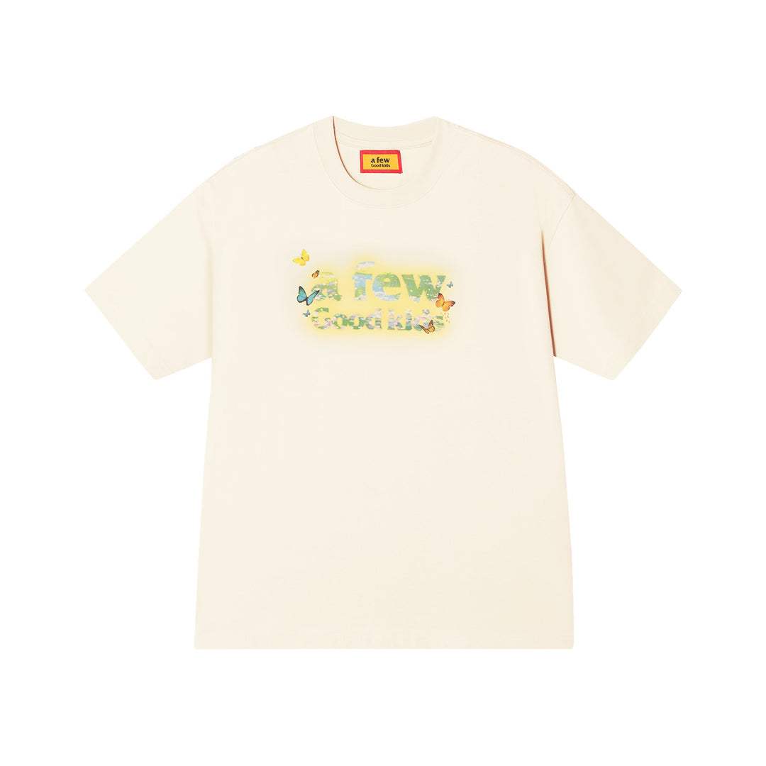 AFGK Floral Butterfly Logo Print Tee | Face 3 Face