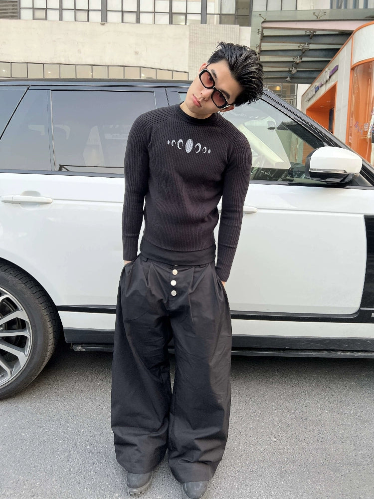 KARMANISTIC Button Fly Baggy Pants | Face 3 Face