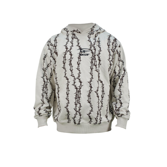 TGFCLUB Thorns Full Print Logo Embroidered Hoodie | Face 3 Face