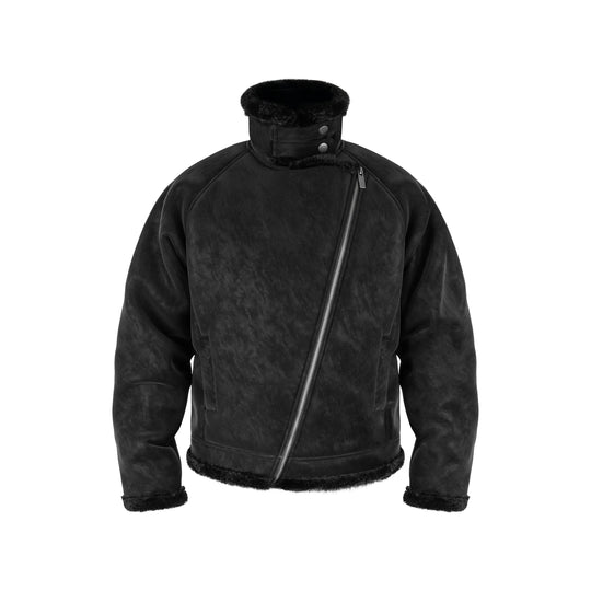 ANTIDOTE Faux Suede Double Rider Biker Jacket | Face 3 Face