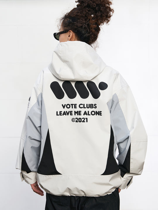 VOTE VVVVOTE Hooded Workwear Outdoor Punching Jacket